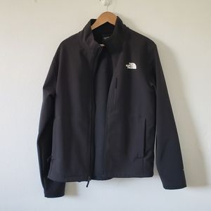 North Face medium black soft shell jacket